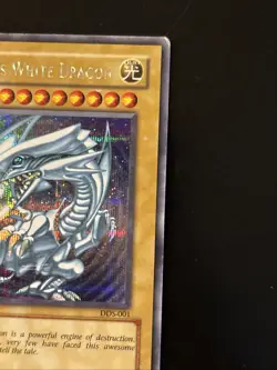 Yugioh Blue-Eyes White Dragon DDS-001 Secret Rare Promo LP - Image 4