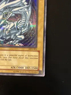 Yugioh Blue-Eyes White Dragon DDS-001 Secret Rare Promo LP - Image 5