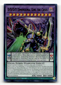 Yugioh D/D/D/D Dimensional King Arc Crisis (UR) - Doom of Dimensions - Image 1