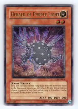 Yugioh Herald of Purple Light EOJ-EN019 Ultimate Rare - VLP-NM 💎 - Image 1