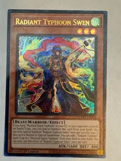 YUGIOH- Radiant Typhoon Swen - DOOD-EN014 - Ultra Rare - 1st Edition - Image 1
