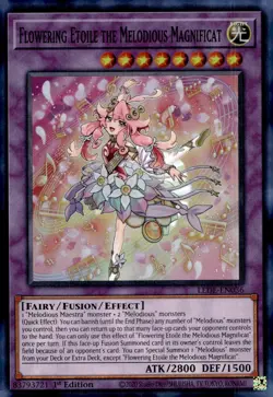 Yu-Gi-Oh! Flowering Etoile The Melodious Magnificat LEDE-EN036 Super NM/LP x1 - Image 1