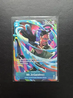 OP09-056 Mr.3(Galdino) Alt Art Alternate One Piece TCG PRB02 The Best Vol. 2 - Image 1