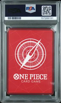 2025 ONE PIECE OP13-CARRYING ON HIS WILL ALTERNATE ART MONKEY D. LUFFY PSA 10 - Image 2
