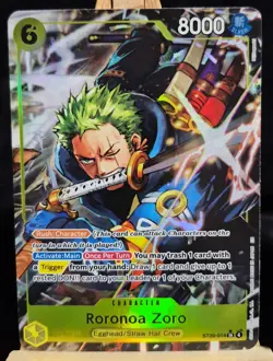 ONE PIECE Roronoa Zoro (Full Art) ST29-014 Starter Deck 29: Egghead Foil - Image 5