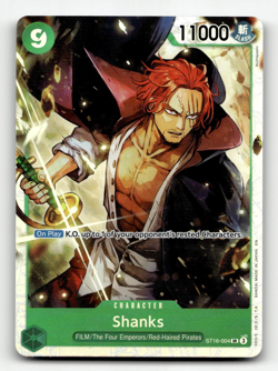 One Piece CCG Shanks - ST16-004 (Reprint) - The Best - Vol. 2 (PRB-02) - Image 1