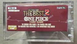 ONE PIECE CARD GAME: PRB02 THE BEST Vol.2 English Sealed +Acrylic Case - Image 1