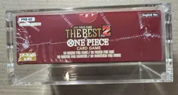 ONE PIECE CARD GAME: PRB02 THE BEST Vol.2 English Sealed +Acrylic Case - Image 2