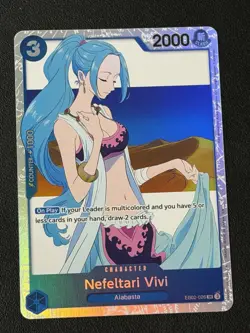NEFELTARI VIVI - One Piece EB02-026 - SR Super Rare - Anime 25th Collection - Image 1