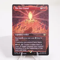 The Fire Crystal Borderless Regular 337 Final Fantasy FIN MTG NM - Image 1
