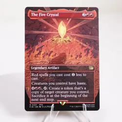 The Fire Crystal Borderless Regular 337 Final Fantasy FIN MTG NM - Image 5