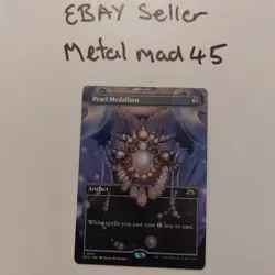 Pearl Medallion BORDERLESS - Modern Horizons 3 - NM - Magic: The Gathering - MTG - Image 1
