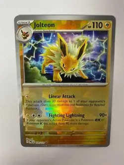#029/131 Jolteon Poke Ball Rare Holo Pokemon TCG Prismatic Evolutions English NM - Image 1