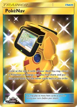 PokeNav - 181/168 - Pokemon Celestial Storm Sun & Moon Secret Rare Card NM - Image 1