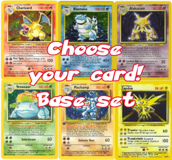 Complete Your Set - Pokemon Base set Unlimited Cards WOTC 1999 - Pick a Card - Image 1