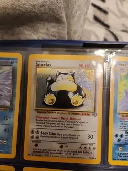 Pokemon TCG Snorlax Holo Rare Unlimited Card Jungle 11/64, Vintage 1999 WOTC HP - Image 1