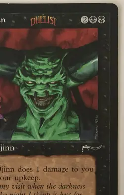 Magic The Gathering MTG JUZAM DJINN Promo 6x9 Oversize Jumbo Card! - Image 3