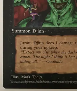 Magic The Gathering MTG JUZAM DJINN Promo 6x9 Oversize Jumbo Card! - Image 4