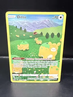 Pokemon TCG Ditto Crown Zenith Galarian Gallery Holo Ultra Rare Card GG22/GG70 A - Image 2