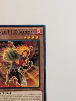 Yugioh TCG - 1x Elemental Hero Blazeman - LEHD-ENA16 - NM - 1st Edition - Common - Image 4
