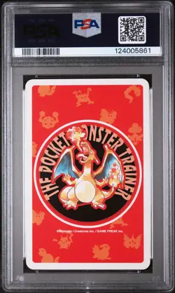 1996 POKEMON RED VERSION PLAYING CARDS JOKER GYM LEADERS PSA 9 - Image 2