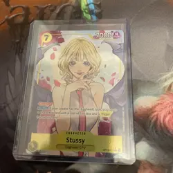 Stussy Alt Art OP13-110 SR Carrying on His Will ONE PIECE Card Game NM - Image 1