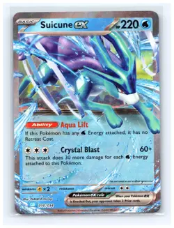 💥 Suicune ex TCG #010/034 Double Rare Classic Collection Pokemon Card R2-490 - Image 1