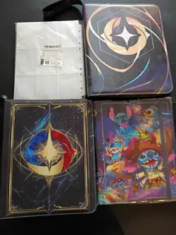 X3 Disney Lorcana Themed Card Binders + Extra Pages - Image 1