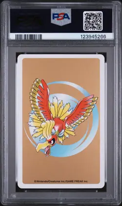 2000 POKEMON GOLD VERSION PLAYING CARDS 7 OF HEARTS #244A ENTEI PSA 10 - Image 2