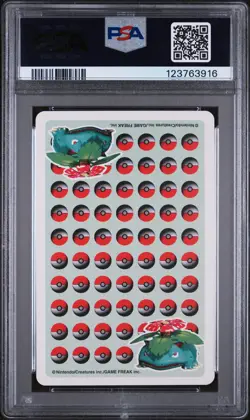 1998 POKEMON STADIUM GREEN VERSION PLAYING CARDS ACE OF HEARTS CHANSEY PSA 10 - Image 2