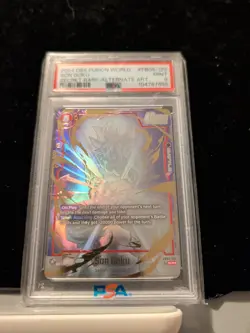 DBS Card Game Fusion World FB04-129 SON GOKU SECRET RARE-ALTERNATE ART - PSA 9 - Image 1