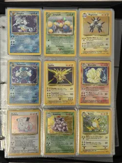 Huge Vintage WOTC Pokemon TCG Collection of 130 Cards (39 Rare Holo) Mixed Sets - Image 1