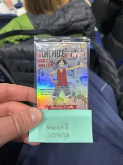 One Piece CCG x US Voyage Monkey D Luffy - Gonzaga 1/24 - Promo Card - Image 1