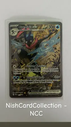 Greninja ex SVP 132 Pokemon TCG Scarlet & Violet Promo Cards NM - Image 1