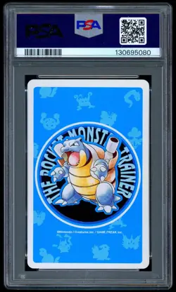 Pokemon WEEZING Japanese BLUE Back 7 of Spades POKER Card #110 - PSA 10 GEM MINT - Image 2