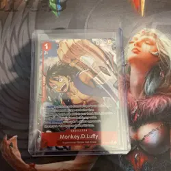 Monkey D Luffy OP14-013 Alternate Art Azure Sea's Seven One Piece Card English - Image 1