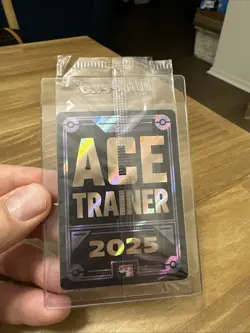 Pokemon Celebratory Fanfare 2025 Ace Trainer Black Star Promo Card *IN HAND* - Image 2