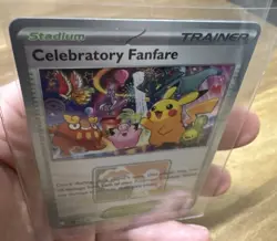 Pokemon Celebratory Fanfare 2025 Ace Trainer Black Star Promo Card *IN HAND* - Image 4