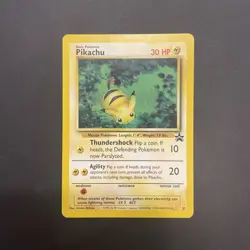 Pikachu 27 WOTC Black Star Promo Pokemon Card Bumblebee Pika 🐝 - Image 1