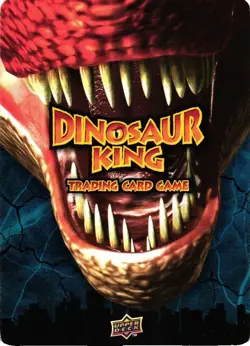 DINOSAUR KING CARD GAME 2008 UPPER DECK DKCG-055 PARASAUROLOPHUS SILVER RARE FOI - Image 2