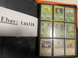 ⭐ Complete Original Pokemon Cards Set #1-151 Vintage 151 + Zipper Orange Binder - Image 3