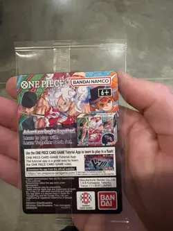 Bandai One Piece Card Game Monkey D. Luffy US Voyage Promo Holo Card - Image 2