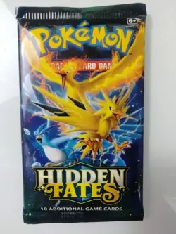 Pokemon Trading Card Game Sun & Moon Hidden Fates Booster Pack 609411429020 - Image 1