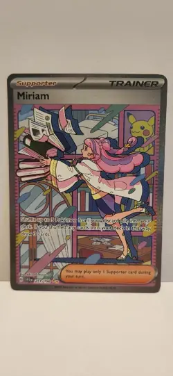 Pokemon TCG Miriam Scarlet & Violet Holo Special Trainer Card 251/198 Base Set - Image 1