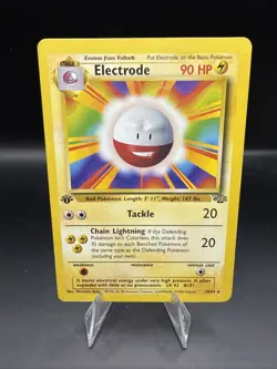 Pokemon ELECTRODE (Misprint/Error) Card JUNGLE 18/64 RARE 1st Edition WOTC LP - Image 1