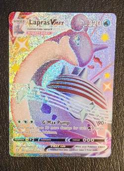 Lapras VMAX Shiny Full Art Holo Card ( 2021 Pokemon Shining Fates #SV111/SV122 ) - Image 1