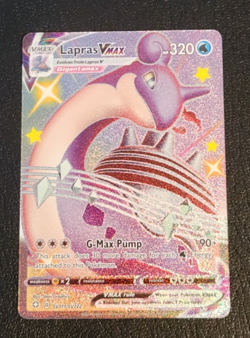 Lapras VMAX Shiny Full Art Holo Card ( 2021 Pokemon Shining Fates #SV111/SV122 ) - Image 3