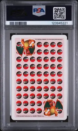 1998 POKEMON STADIUM RED VERSION PLAYING CARDS QUEEN OF SPADES CHARMELEON PSA 9 - Image 2