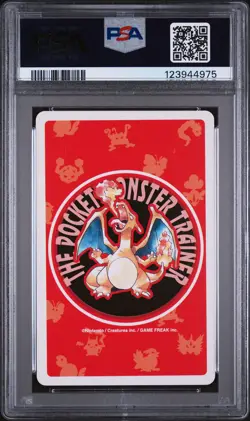 1996 POKEMON RED VERSION PLAYING CARDS 10 OF SPADES #148 DRAGONAIR PSA 10 - Image 2