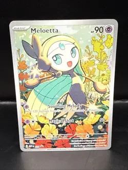 Pokemon TCG Meloetta 026 Me: Mega Evolution Promo Holo Illustration Rare Card - Image 2